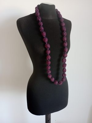 Sautoir "Candie L Prune"