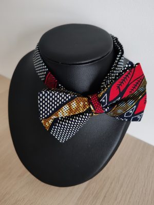 Noeud papillon en tissus wax